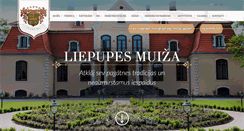 Desktop Screenshot of liepupesmuiza.lv